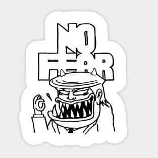 NO FEAR Sticker